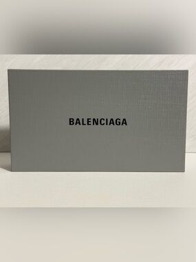 Authentic Balenciaga Empty Box Grey Wallet 621484